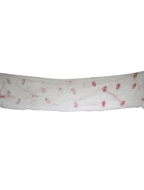Funny Fashion Wanddoek decoratie bloederige handen 4m