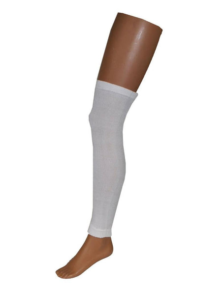 Funny Fashion Witte beenwarmers 70cm