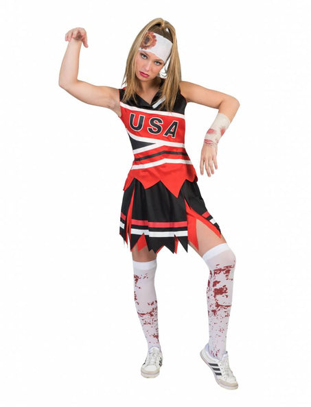 Funny Fashion Zombie cheerleader dames pak