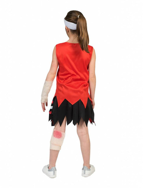 Funny Fashion Zombie cheerleader pak meisje