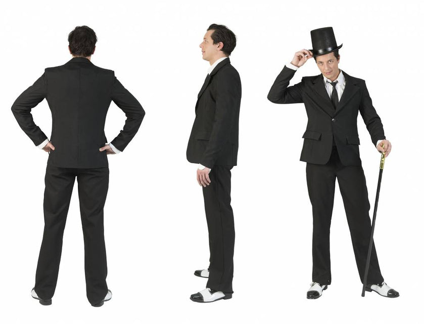 Funny Fashion Zwart colbert Charlie heren