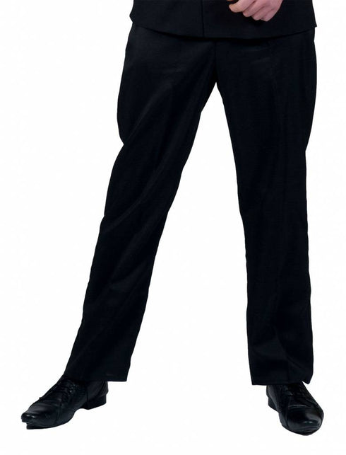 Funny Fashion Zwarte disco broek heren