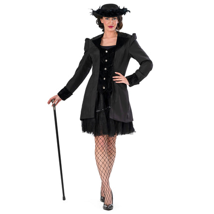 Funny Fashion Zwarte jas Janet