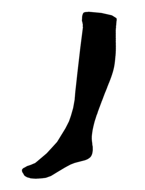 Funny Fashion Zwarte kniekousen 60cm