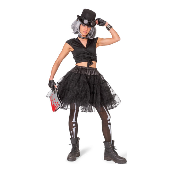 Funny Fashion Zwarte petticoat Noor