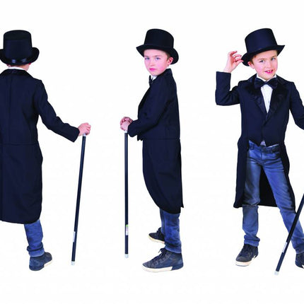 Funny Fashion Zwarte slipjas kinderen
