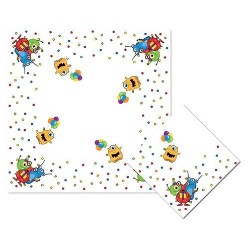 Haza Witbaard Servetten Monster Party 25x25 cm 20 stuks
