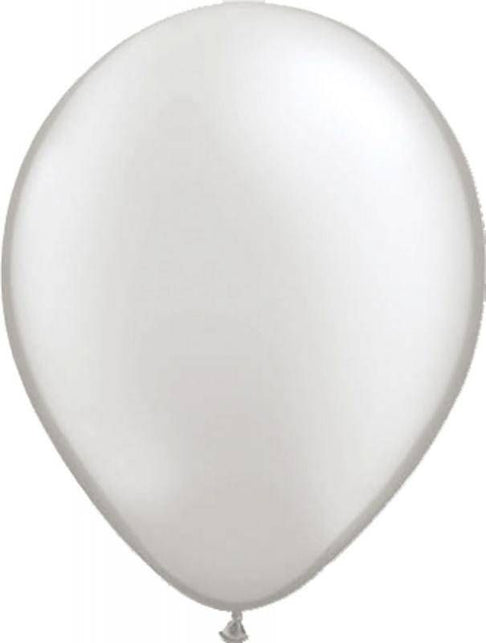 PartyXplosion Ballon 100x zilver nr 12