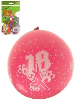 PartyXplosion Ballonnen 18 jaar