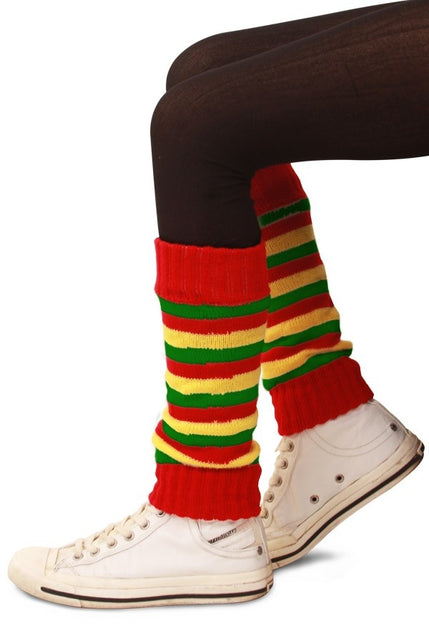 PartyXplosion Beenwarmers kinderen rood/geel/groen
