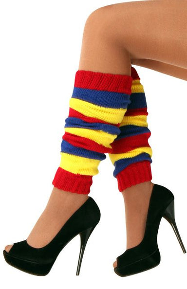 PartyXplosion Beenwarmers rood/geel/blauw