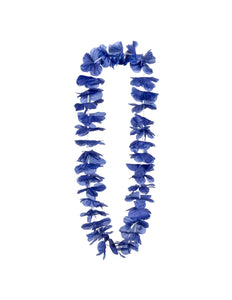 PartyXplosion Blauwe hawaii krans slinger
