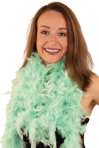 PartyXplosion Boa pastel groen 180 cm. 50 gr.