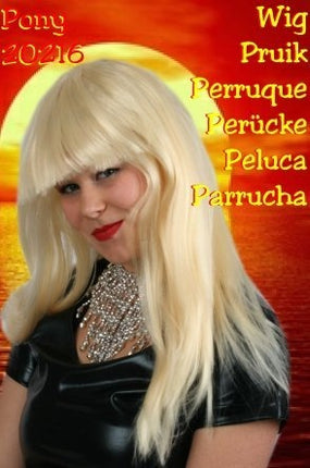 PartyXplosion Carnaval- & feest accessoires: Pruik, lang haar met pony