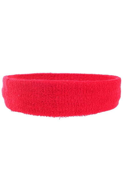 PartyXplosion Disco hoofdband zweetband rood