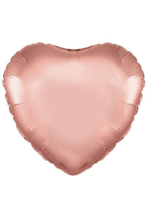 PartyXplosion Folie ballon hart roze goud  nr. 18 45.7cm