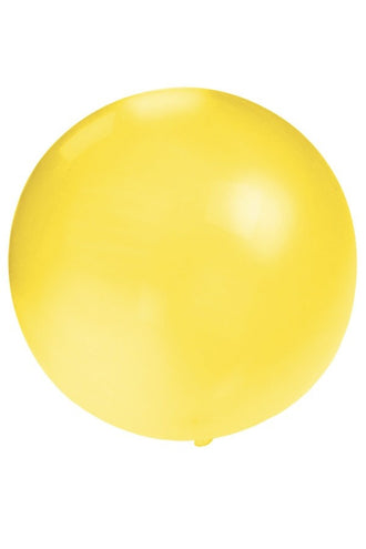 PartyXplosion Gele ballon  Ø 60 cm