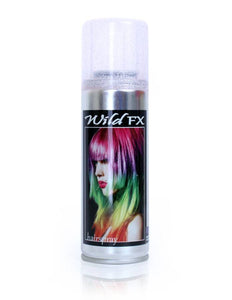 PartyXplosion Glitter haarspray zilver