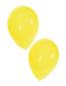 PartyXplosion Helium ballon 50 x geel nr 10