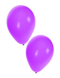 PartyXplosion Helium ballonnen 50 x paars nr 10