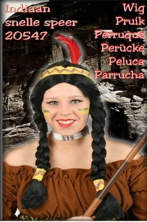 PartyXplosion Indianenpruik snelle speer