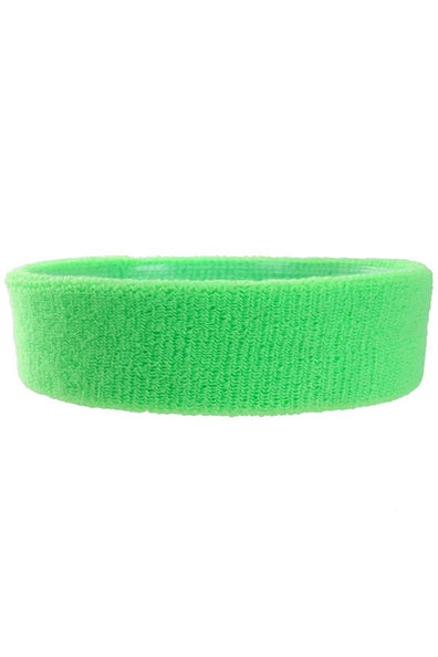 PartyXplosion Neon groene disco zweetband