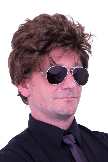 PartyXplosion Pruik Harry bruin