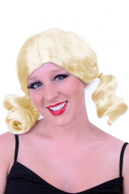PartyXplosion Pruik Hedwig blond