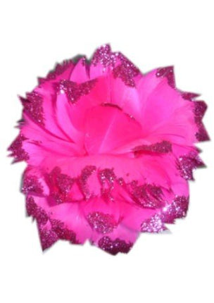 PartyXplosion Roze bloem met glitters