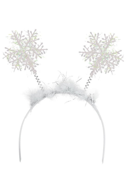 PartyXplosion Sneeuwvlok diadeem goedkoop