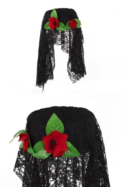 PartyXplosion Spaanse Flamenco hoed dames