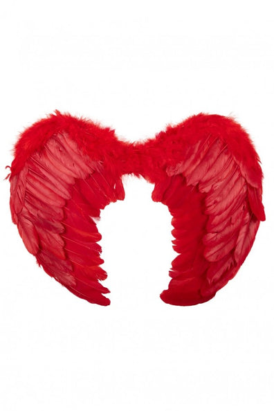 PartyXplosion Veren vleugels duivel rood luxe