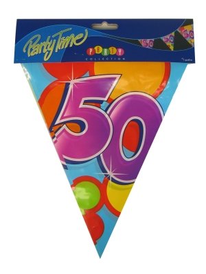 PartyXplosion Vlaggenlijn 50 jaar