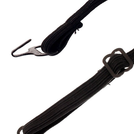 PartyXplosion Witte vlinderstrik met elastiek