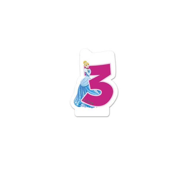 Procos Disney Princess Happy Birthday kaars 3 jaar
