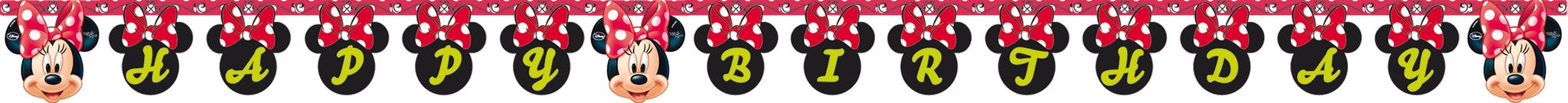 Procos Minnie café letterslinger Happy Birthday