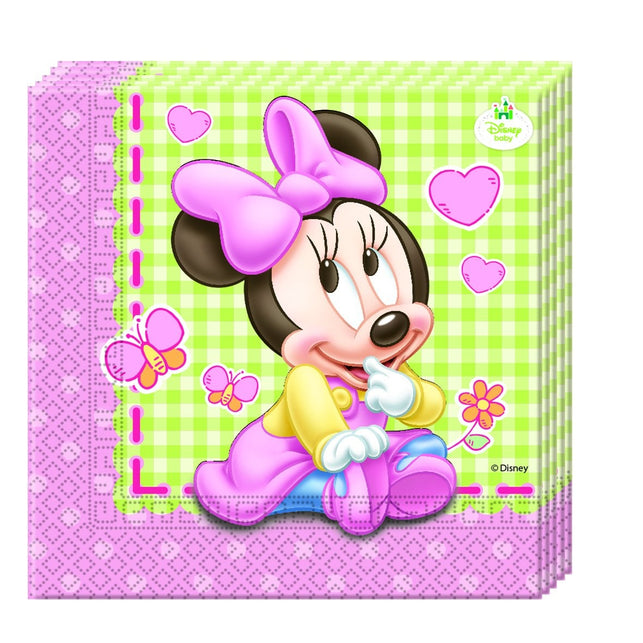 Procos Minnie Mouse servetten roze
