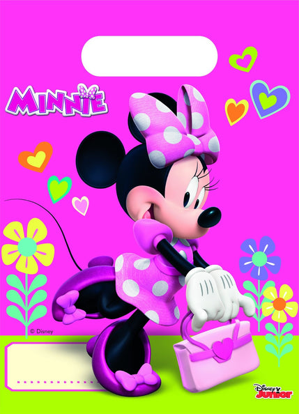 Procos Uitdeelzakjes kinderfeest Minnie Happy Helpers 6 stuks