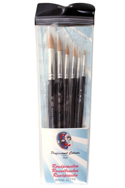 PXP Professional Colours PXP Ronde penselen set Round profigrime