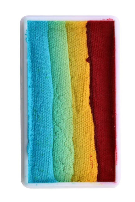 PXP Professional Colours Splitcake rood-geel-pastel groen-pastel blauw 28gram