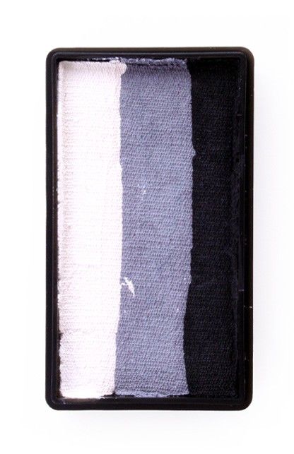 PXP Professional Colours Splitcake zwart-grijs-wit 28gram