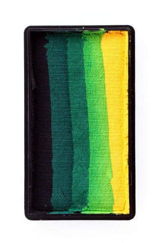 PXP Professional Colours Splitcake zwart-groen tinten-geel 28gram