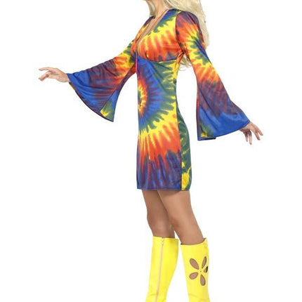 Smiffys Hippie regenboog jurkje Mirthe