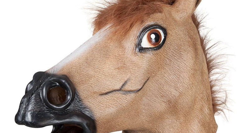 Wicked Costumes Bruin paarden masker