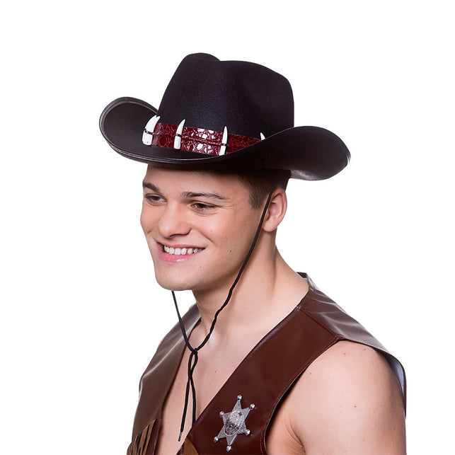 Wicked Costumes Cowboyhoed met haaientanden