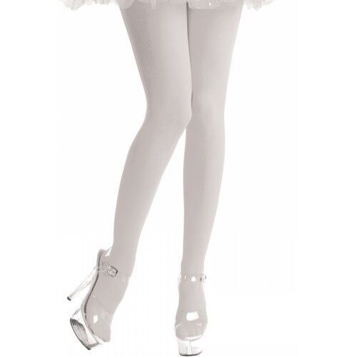 Wicked Costumes Dikke panty in wit
