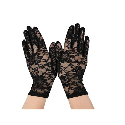 Wicked Costumes Handschoenen zwart lang