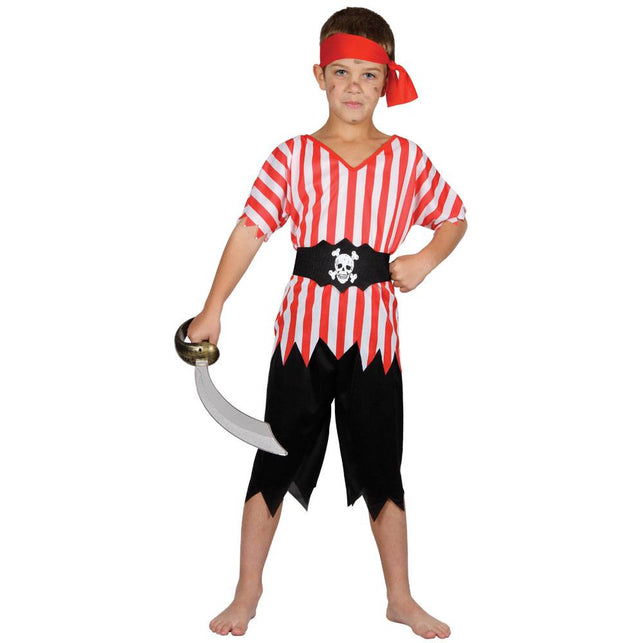 Wicked Costumes Piraat van de zee pak kind