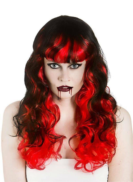 Wicked Costumes Pruik Vampira met krullen