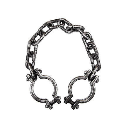 Wicked Costumes Stoere boeien met ketting  82cm